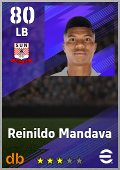 Reinildo Mandava — LB, OVR 80, MAX 87