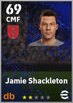 Jamie Shackleton eFootball player card