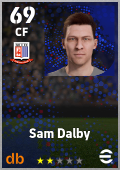 Sam Dalby eFootball player card
