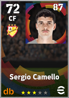 Sergio Camello eFootball player card