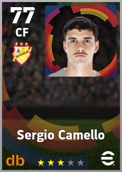 Sergio Camello eFootball player card