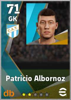 Patricio Albornoz — GK, OVR 71, MAX 71