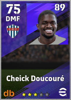 Cheick Doucouré eFootball player card