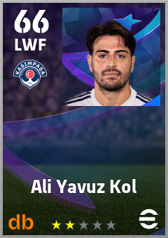 Ali Yavuz Kol — LWF, OVR 66, MAX 66