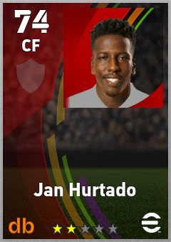 Jan Hurtado — CF, OVR 74, MAX 74
