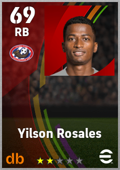 Yilson Rosales — RB, OVR 69, MAX 69