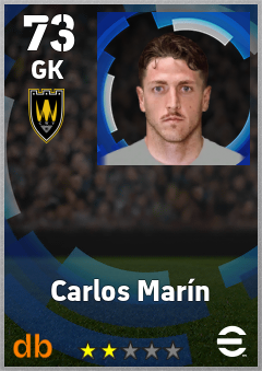 Carlos Marín — GK, OVR 73, MAX 73