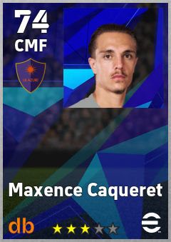 Maxence Caqueret eFootball player card