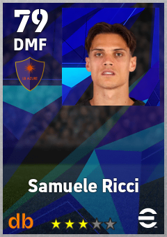 Samuele Ricci — DMF, OVR 79, MAX 79