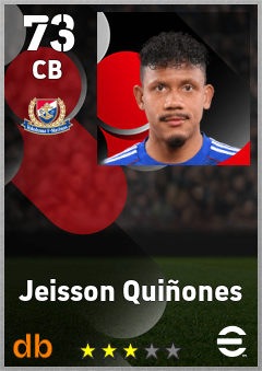 Jeisson Quiñones eFootball player card