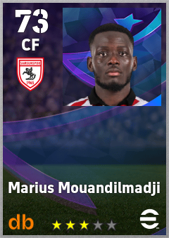Marius Mouandilmadji — CF, OVR 73, MAX 73