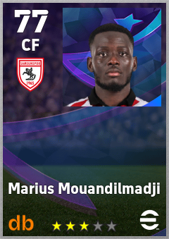 Marius Mouandilmadji — CF, OVR 77, MAX 77
