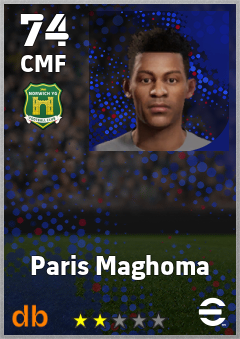 Paris Maghoma — CMF, OVR 74, MAX 74