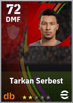 Tarkan Serbest — DMF, OVR 72, MAX 72