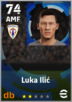Luka Ilić — AMF, OVR 74, MAX 74