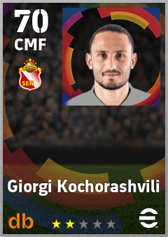 Giorgi Kochorashvili — CMF, OVR 70, MAX 70
