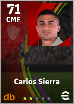 Carlos Sierra eFootball player card