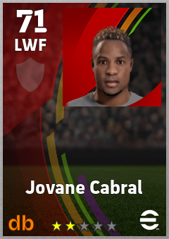 Jovane Cabral eFootball player card