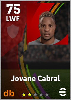 Jovane Cabral eFootball player card