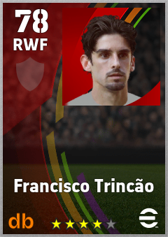 Francisco Trincão eFootball player card