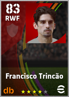 Francisco Trincão eFootball player card