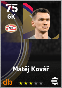 Matěj Kovář eFootball player card