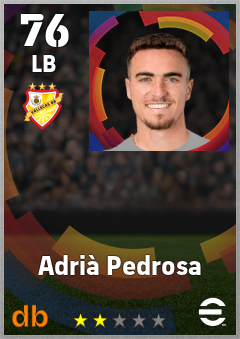 Adrià Pedrosa eFootball player card