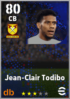 Jean-Clair Todibo — CB, OVR 80, MAX 89