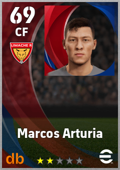 Marcos Arturia — CF, OVR 69, MAX 69