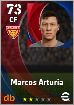 Marcos Arturia — CF, OVR 73, MAX 73