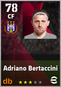 Adriano Bertaccini — CF, OVR 78, MAX 78