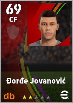 Đorđe Jovanović — CF, OVR 69, MAX 69