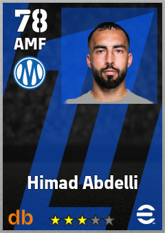 Himad Abdelli — AMF, OVR 78, MAX 78