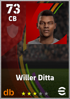 Willer Ditta eFootball player card