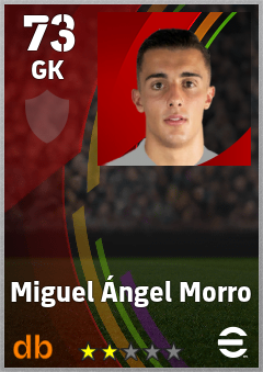 Miguel Ángel Morro — GK, OVR 73, MAX 73