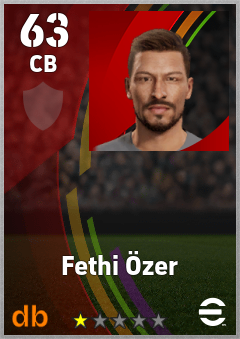 Fethi Özer — CB, OVR 63, MAX 63
