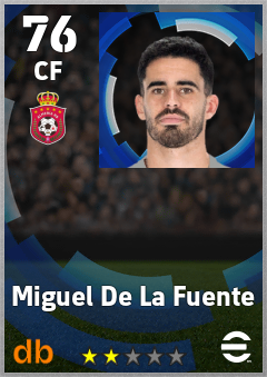 Miguel De La Fuente — CF, OVR 76, MAX 76