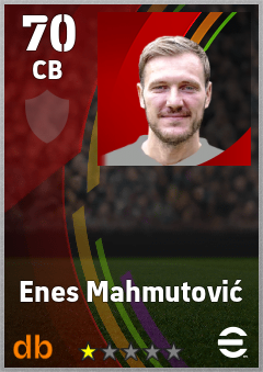 Enes Mahmutović — CB, OVR 70, MAX 70