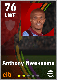 Anthony Nwakaeme eFootball player card