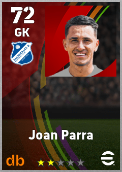 Joan Parra — GK, OVR 72, MAX 72
