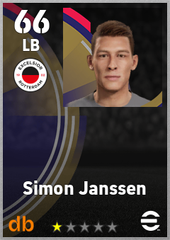 Simon Janssen — LB, OVR 66, MAX 66