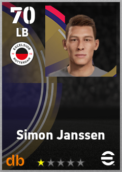 Simon Janssen eFootball player card