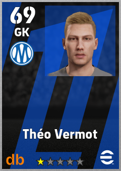 Théo Vermot — GK, OVR 69, MAX 69