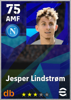 Jesper Lindstrøm — AMF, OVR 75, MAX 75