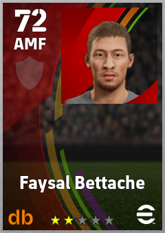 Faysal Bettache eFootball player card