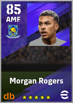 Morgan Rogers — AMF, OVR 85, MAX 93
