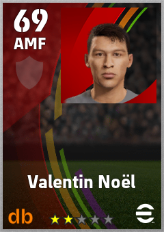 Valentin Noël eFootball player card