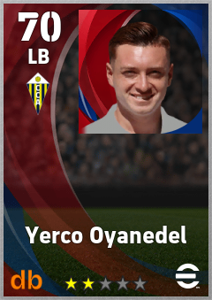 Yerco Oyanedel — LB, OVR 70, MAX 70
