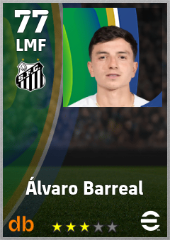 Álvaro Barreal — LMF, OVR 77, MAX 77