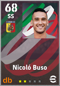 Nicoló Buso — SS, OVR 68, MAX 68